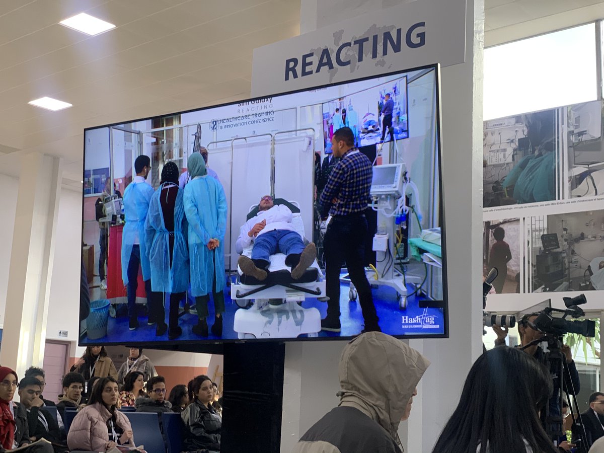 SoltaniMahjouba's tweet photo. Delighted for the opportunity I had to participate in the second edition of "The Healthcare Training & Innovation Conference" in Casablanca #FMPC , organized by @Moroccosimu and endorsed by SESAM (society for simulation in Europe).
#Never_the_first_time_in_the_patient https://t.co/jVMHi0AIDg