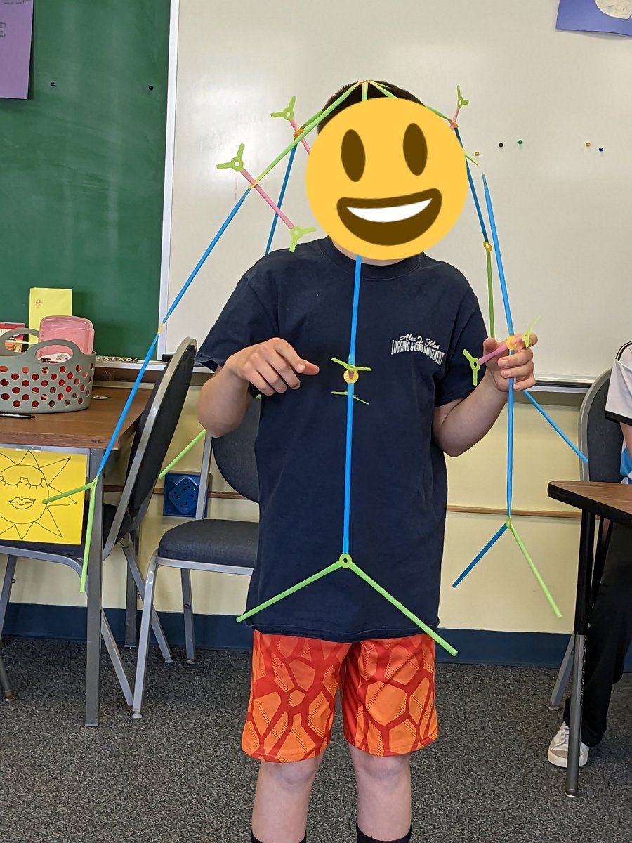 Students asked to make an invention to help a mother....among a dozen great builds, we got a mixer and a wearable head-massager-extra-arm task completer. Others made diamonds, money, and a chandelier that made kids clean their plates. <a href="/strawbees/">Strawbees</a> <a href="/WSWHEBocesMS/">WSWHE Model Schools</a> #NewcombSTEAM