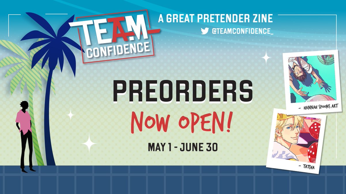 💶Pre-Orders💶

We're excited to announce that pre-orders for Team Confidence, a Great Pretender Fanzine, are now open!!!

🛒teamconfidence.bigcartel.com

Please refer to the replies for the different bundle sales🥂
#greatpretender #grepre #fanzine #グレプリ