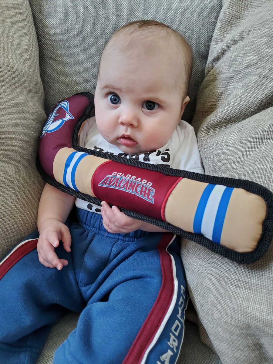 TXwood1's tweet photo. #GoAvsGo Little Blake wants a W tonight! https://t.co/XBJcRDLyCj