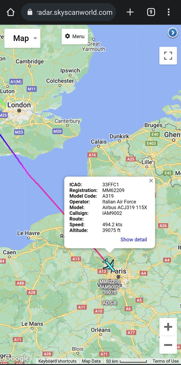 scan_sky's tweet photo. Italian Air Force 🇮🇹 - A319-115X - #MM62209 - #IAM9002
Italian Prime Minister Giorgia Meloni 🇮🇹 Returning To Italy 🇮🇹 After A 2 Day Visit To The UK 🇬🇧
Departed From RAF Northolt 🇬🇧 https://t.co/ZaLF478444