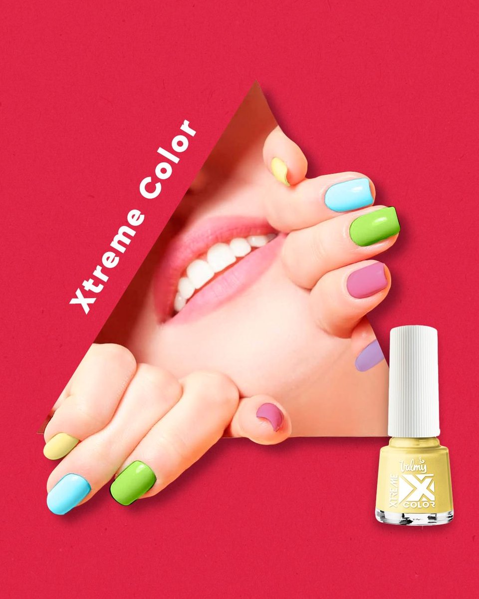 CosmeticosValmy's tweet photo. Nuestros tonos de #XtremeColor son tan espectaculares que provoca usarlos todos en una misma manicura 🙈😍.
¡Dale RT si te atreverías a usarlos así o comenta cuál tono elegirías!
#CosméticosValmy #ChicaValmy #Venezuela #Esmaltes #Manicura https://t.co/vB6MaRFEPY
