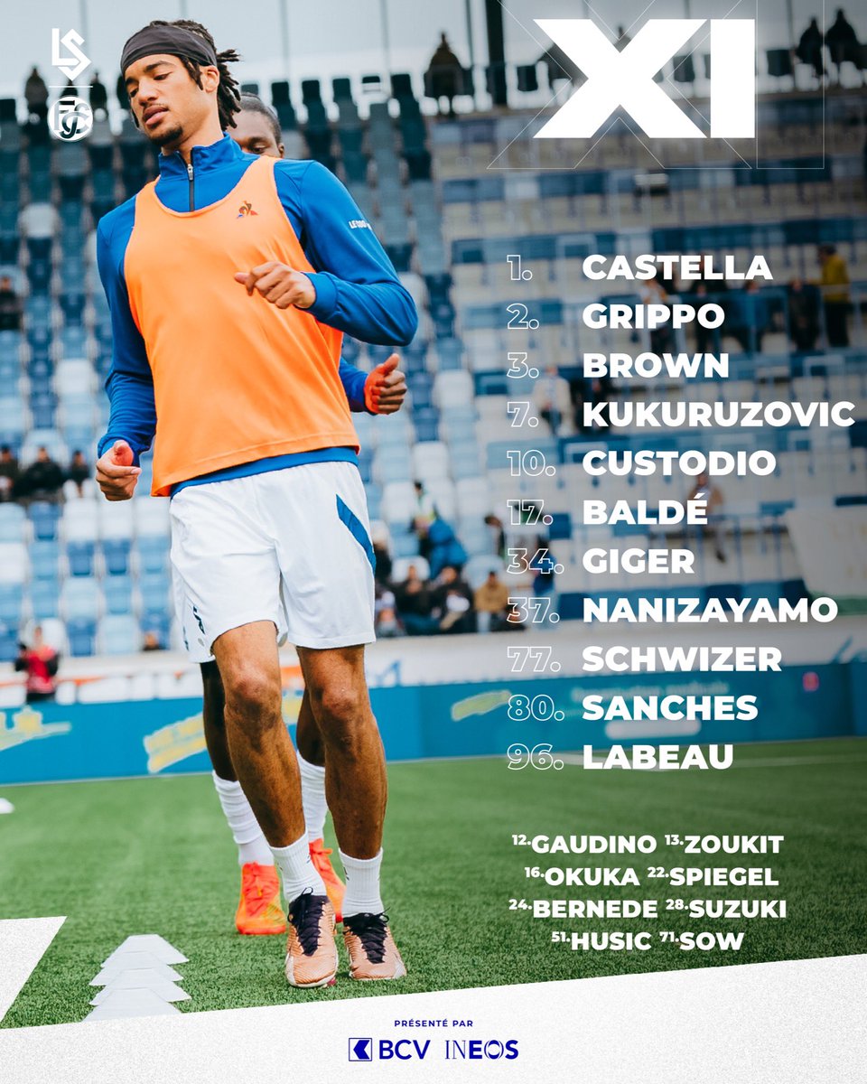 lausanne_sport's tweet photo. 𝗡𝗢𝗧𝗥𝗘 𝗫𝗜. 🔵⚪️
🗣️ Allez Lausanne !
#AllezLausanne #LSFCS https://t.co/RHiIzTWihg