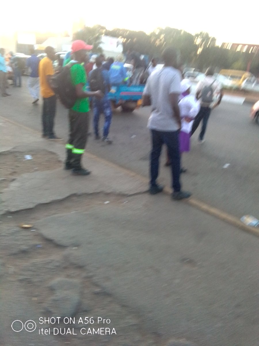 The issue of making private owned kombies into ZUPCO  lead to transport shortages in Harare CBD