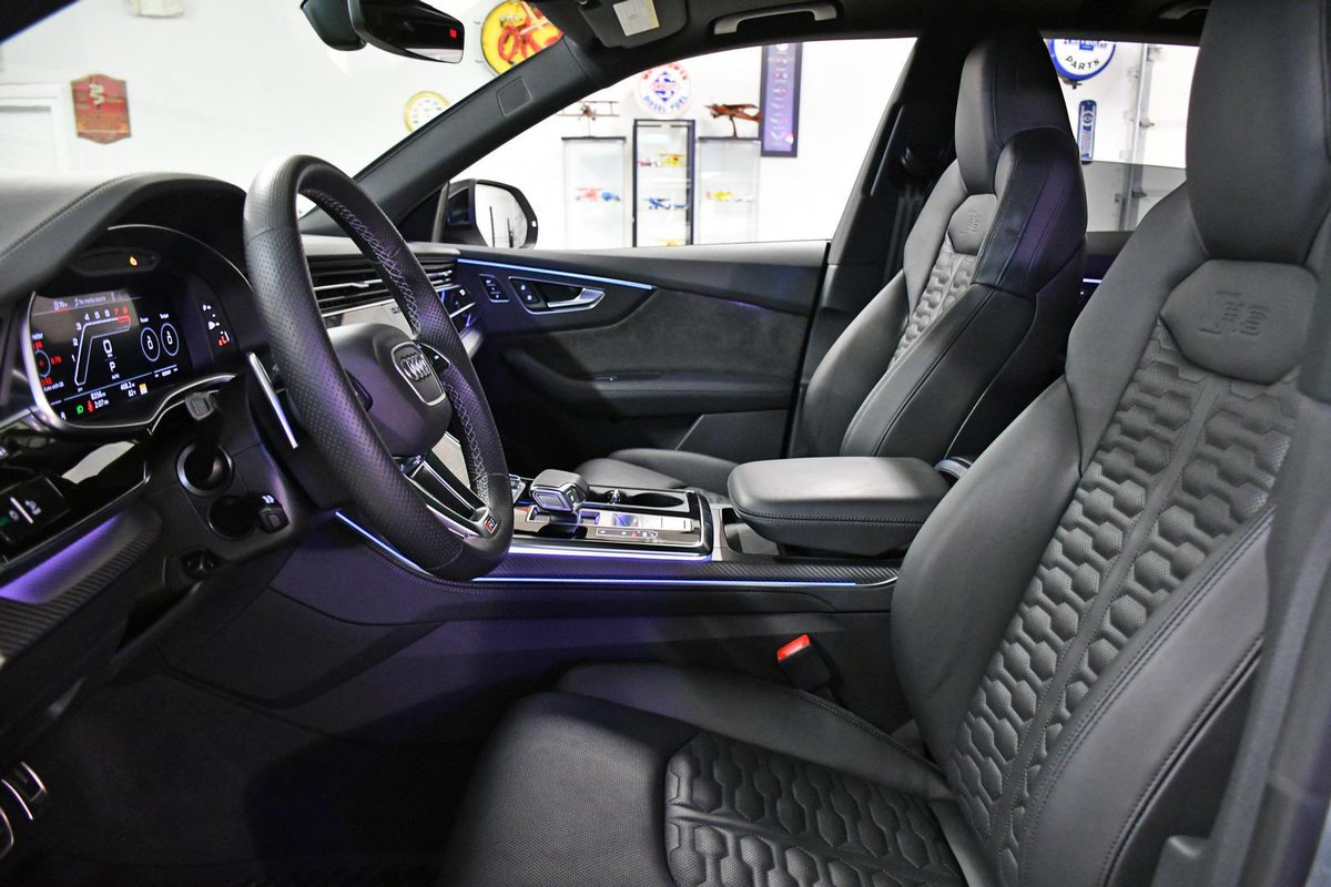 McAutomotive_'s tweet photo. Indulge in the ultimate driving experience with the 2022 Audi RSQ8, featuring a powerful twin-turbocharged V8 engine, an advanced all-wheel-drive system, and cutting-edge technology that elevates your ride to new heights of performance and luxury. https://t.co/ggEne1GlZn