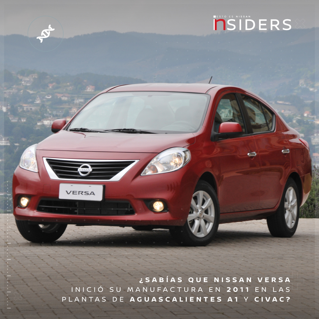 ¡Amigos! ¿Sabían que en el 2011 llegó #NissanVERSA 🔴 a nuestro mercado? Este modelo ofrece estilo y comodidad para todos los pasajeros, innovación y seguridad que cautivan y orgullosamente es ensamblado en nuestro país 🇲🇽 😎​
​
#EstoEsNissan #NissanInsiders