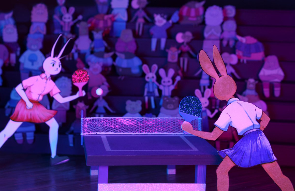 Who are you rooting for? 💖💙 #3Dillustration