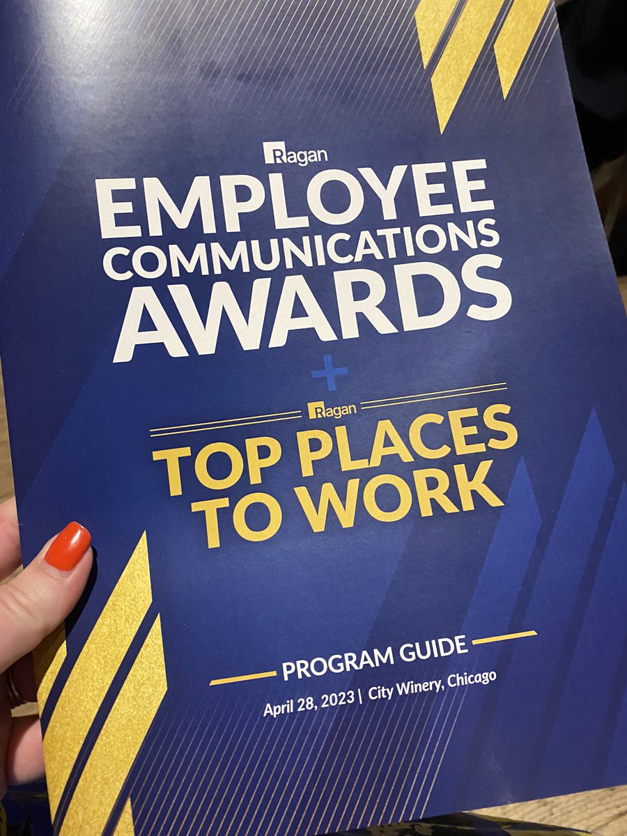 Excited to represent Retail Business Services at the #RaganAwards for Employee Communications. #communications #internalcomms