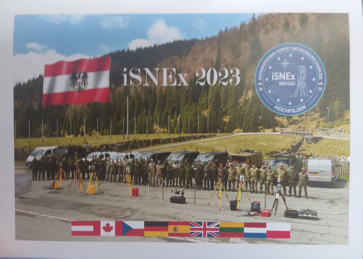 EjercitoAire's tweet image. Finaliza el ejercicio iSNEx23 en el Tirol austriaco, en el que el #CECAF ha liderado el equipo de España 🇪🇸

En el ejercicio se han llevado a cabo simulaciones de escenarios reales e interoperables en el campo de la topografía, y apoyo geoespacial a los países de la OTAN y la UE.