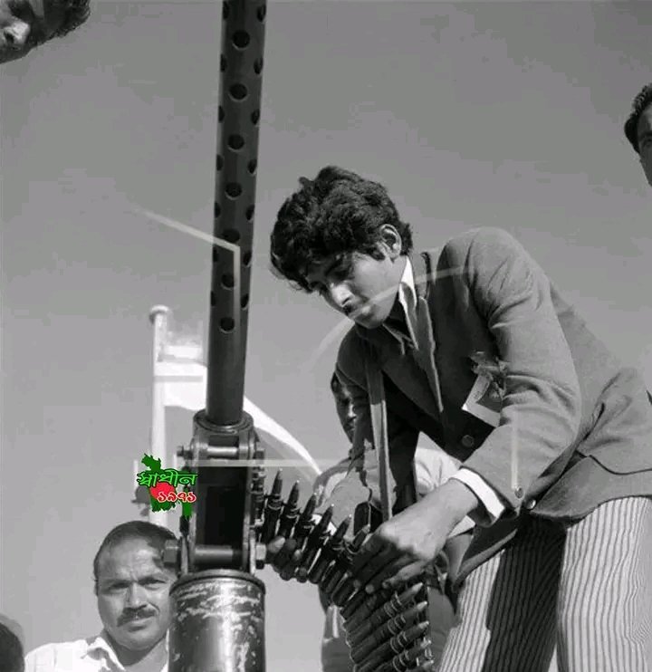 HistoryOfBangla's tweet photo. Happy birthday, Sheikh Jamal. Today is the 69th birth anniversary of freedom fighter Sheikh Jamal, the youngest son of Bangabandhu Sheikh Mujibur Rahman.

In the picture - 17-year-old freedom fighter Sheikh Jamal in Kaliganj, Satkhira in 1971. https://t.co/ASDv94LhHV