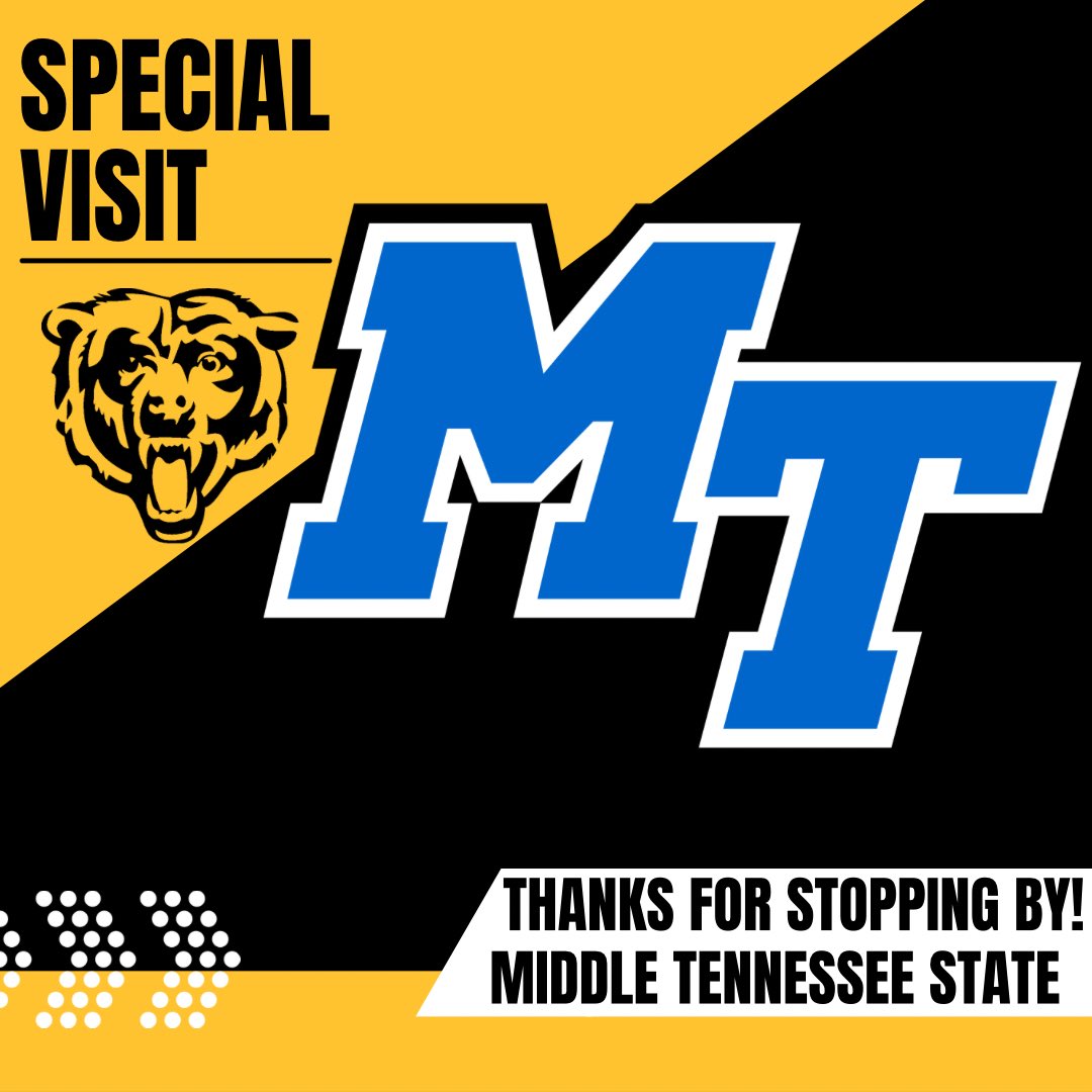 Leroy Bears Football (@bearsleroy) on Twitter photo Thank you <a href="/MT_FB/">Middle Tennessee Football</a> for stopping in to visit our student athletes! #BBP #BLUEnited Thank you <a href="/MT_FB/">Middle Tennessee Football</a> for stopping in to visit our student athletes! #BBP #BLUEnited