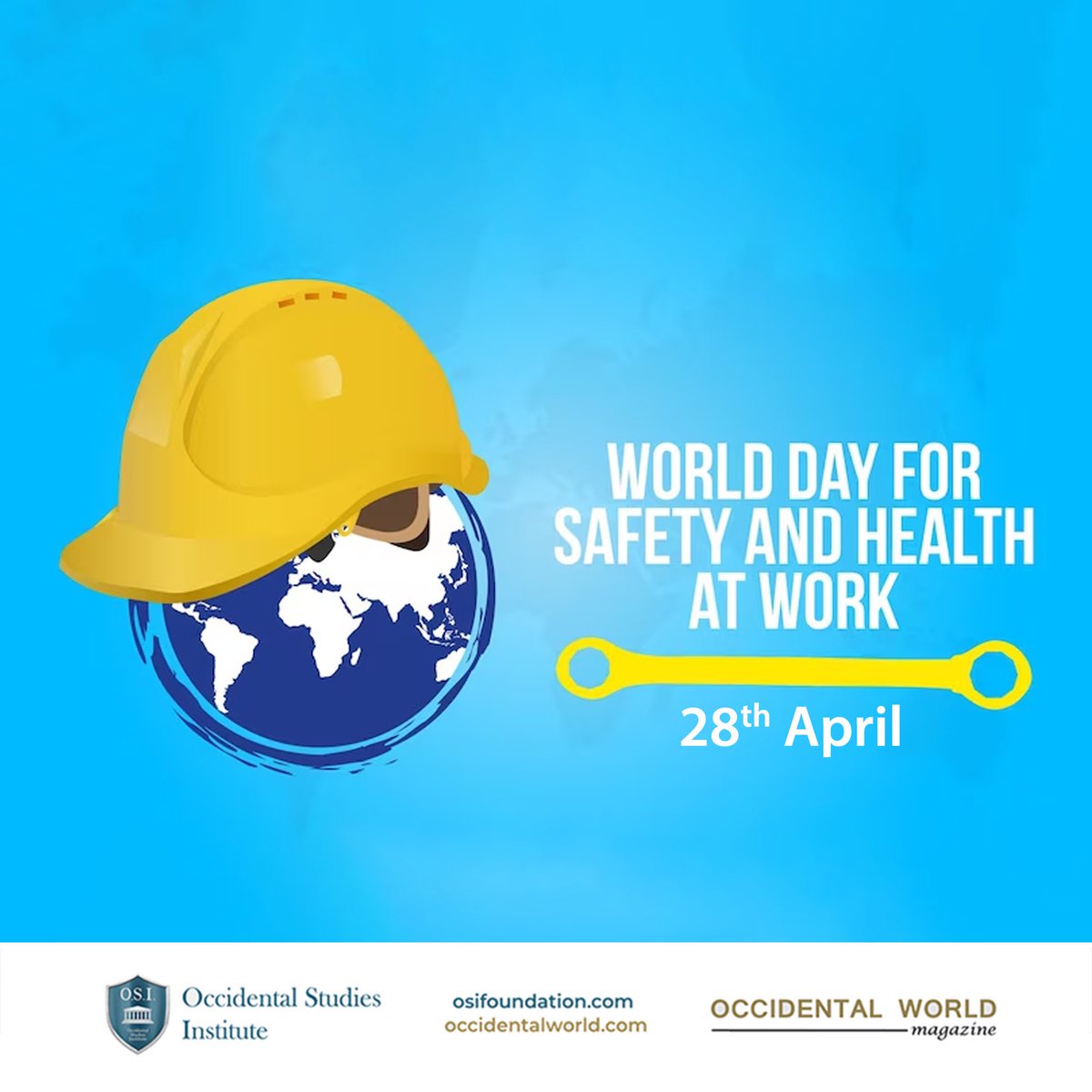 World day for Safety and Health at Work!

#osi #osifoundation #occidentialstudiesinstitute #earthday  #bleedingdisorders #blooddisorder #uk #us #spain #world #vision #ourvision #haemophiliaawareness #healthyfood #study #institute #research #studymotivation #goodhealth #learning