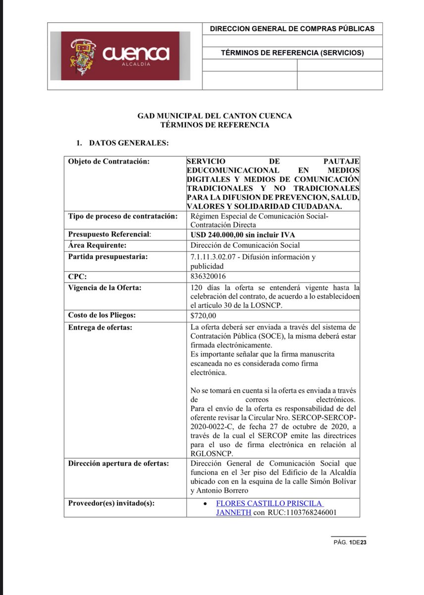 czamoramatute's tweet photo. #ContratosDeUltimaHora

240.000 de pauta a días de irse 

Medio de comunicación que se preste a firmar esto no tendrá NADA en mi administración

Basta de vivezas de última hora de esta administración, la política comunicacional la discuten con la nueva administración 

Avisados https://t.co/pEMyULzTCj