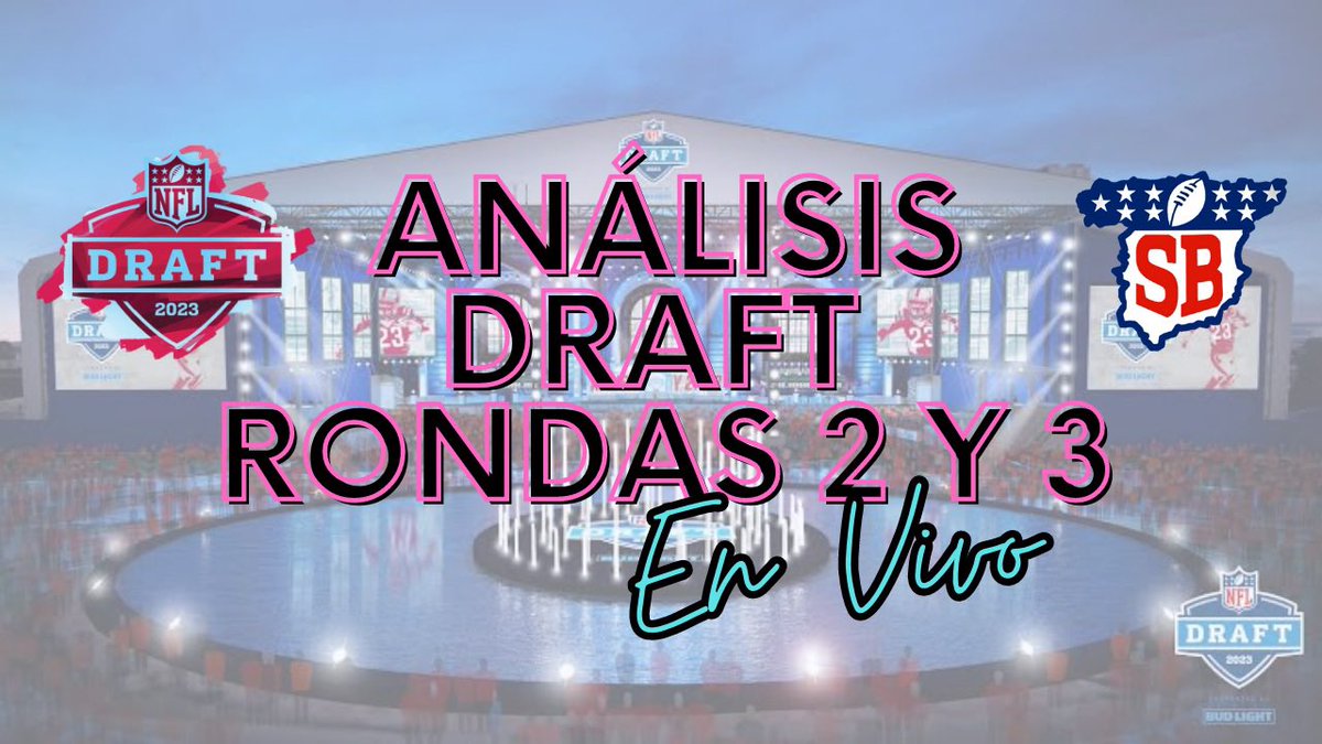 🚨𝗘𝗹 𝗱𝗿𝗮𝗳𝘁 𝗰𝗼𝗻𝘁𝗶𝗻𝘂𝗮 𝗵𝗼𝘆🚨

No se pierdan el análisis de las rondas 2 y 3 del 𝗱𝗿𝗮𝗳𝘁 𝗡𝗙𝗟

Con <a href="/SocarratCollege/">Socarrat College</a> <a href="/whodatspain/">WhoDat Nation España</a> y colaboradores 

17:00 🇲🇽 
01:00 🇪🇸 (sábado)

youtube.com/live/WXvszS6we…
.
#NFLmx #nflesp #NflDraft