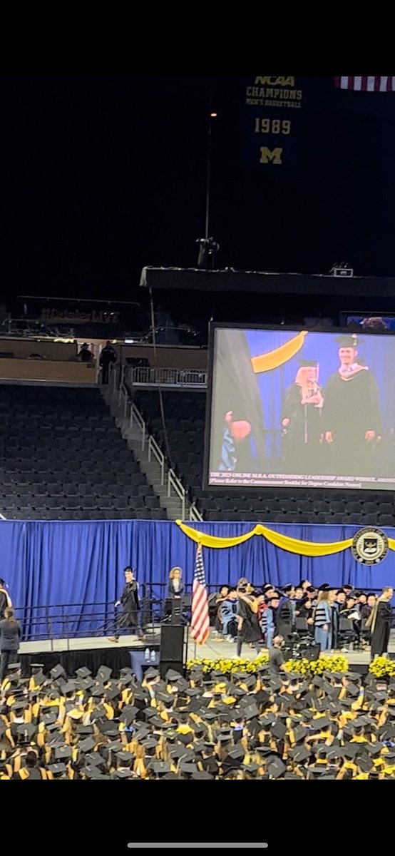 popilart's tweet photo. Go Blue! I'm so proud of you! Today is my My husband Michigan Ross MBA graduation #RossGrad πππ https://t.co/WmpXKRlmhw