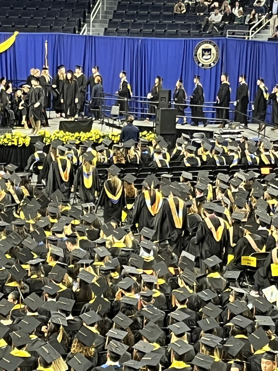 popilart's tweet photo. Go Blue! I'm so proud of you! Today is my My husband Michigan Ross MBA graduation #RossGrad πππ https://t.co/WmpXKRlmhw