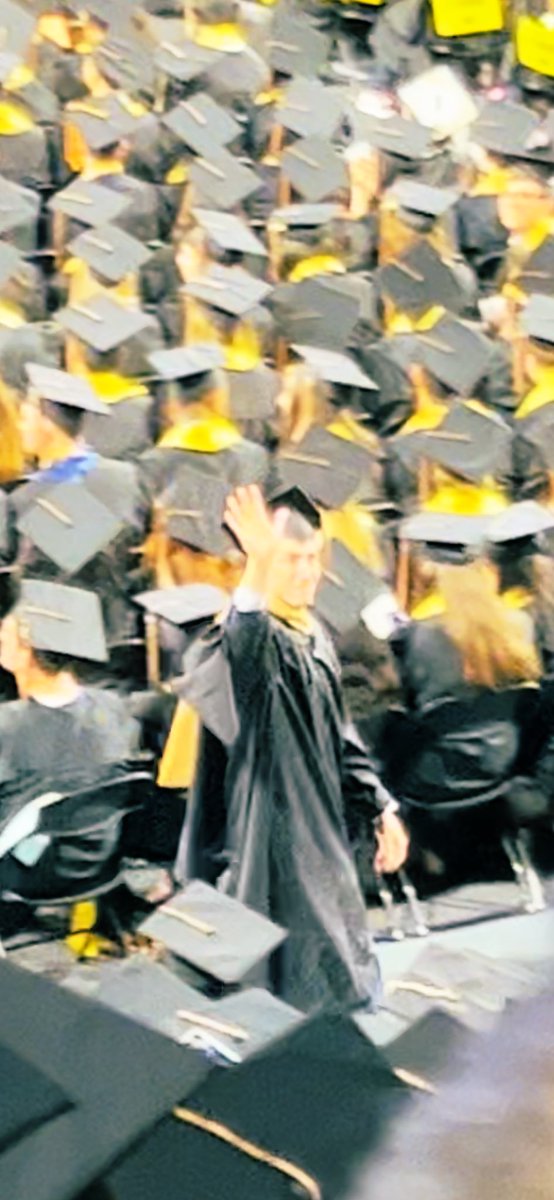 popilart's tweet photo. Go Blue! I'm so proud of you! Today is my My husband Michigan Ross MBA graduation #RossGrad πππ https://t.co/WmpXKRlmhw