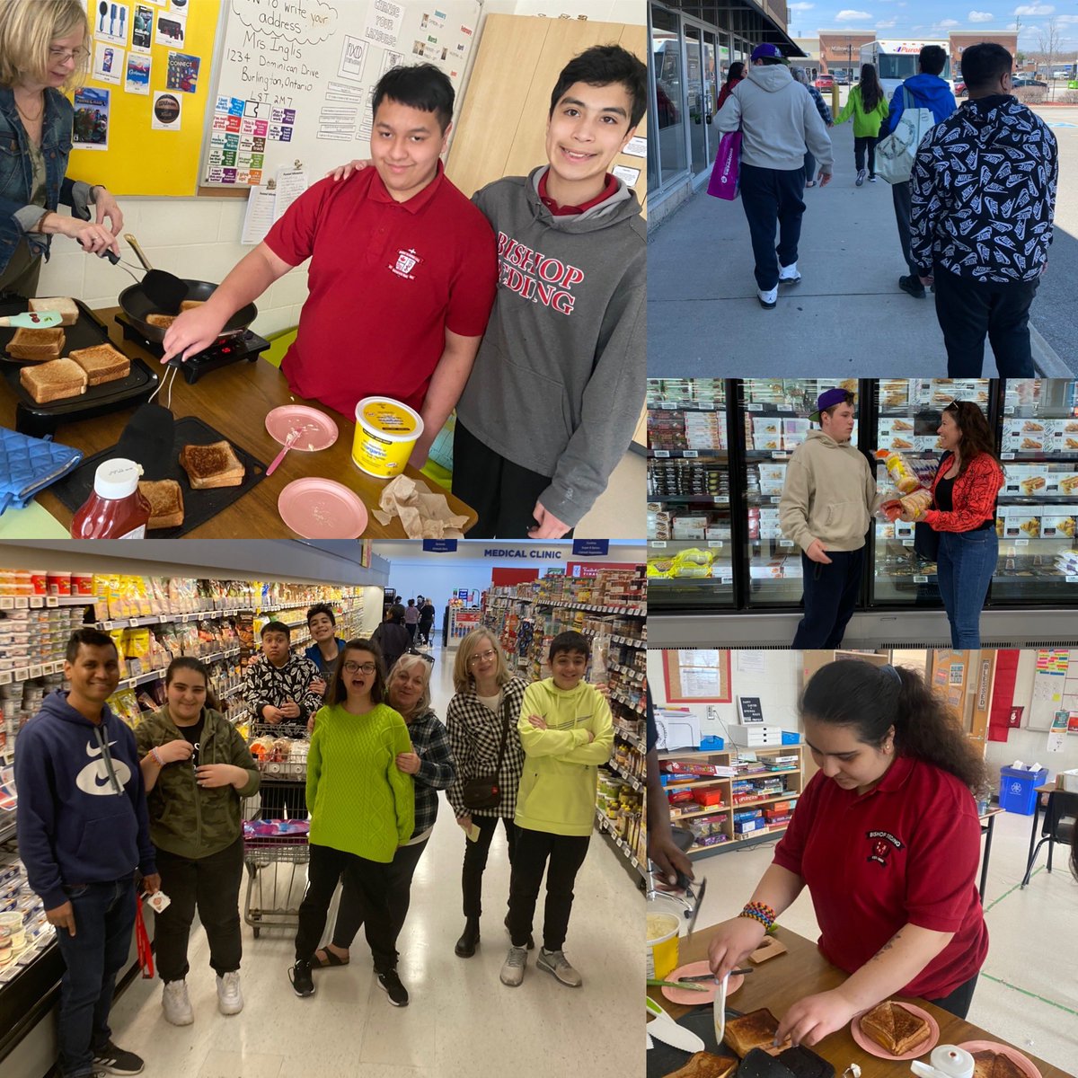 Grocery shopping for our Chef of the Week <a href="/BishopReding/">Bishop Reding</a> #bestvalue #grillcheese #lifeskill