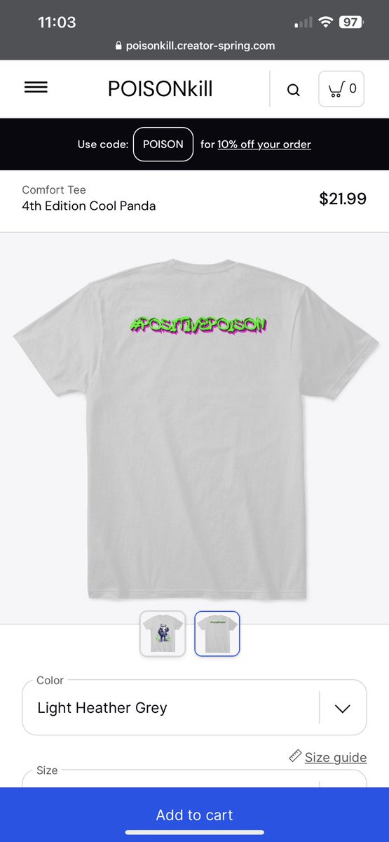 realPOISONkill's tweet photo. What’s that? The merch just got even BETTER?!

LIMITED Fourth Anniversary Edition Items! 

https://t.co/6Vt4gmRWEp https://t.co/1ckoOzTaP0