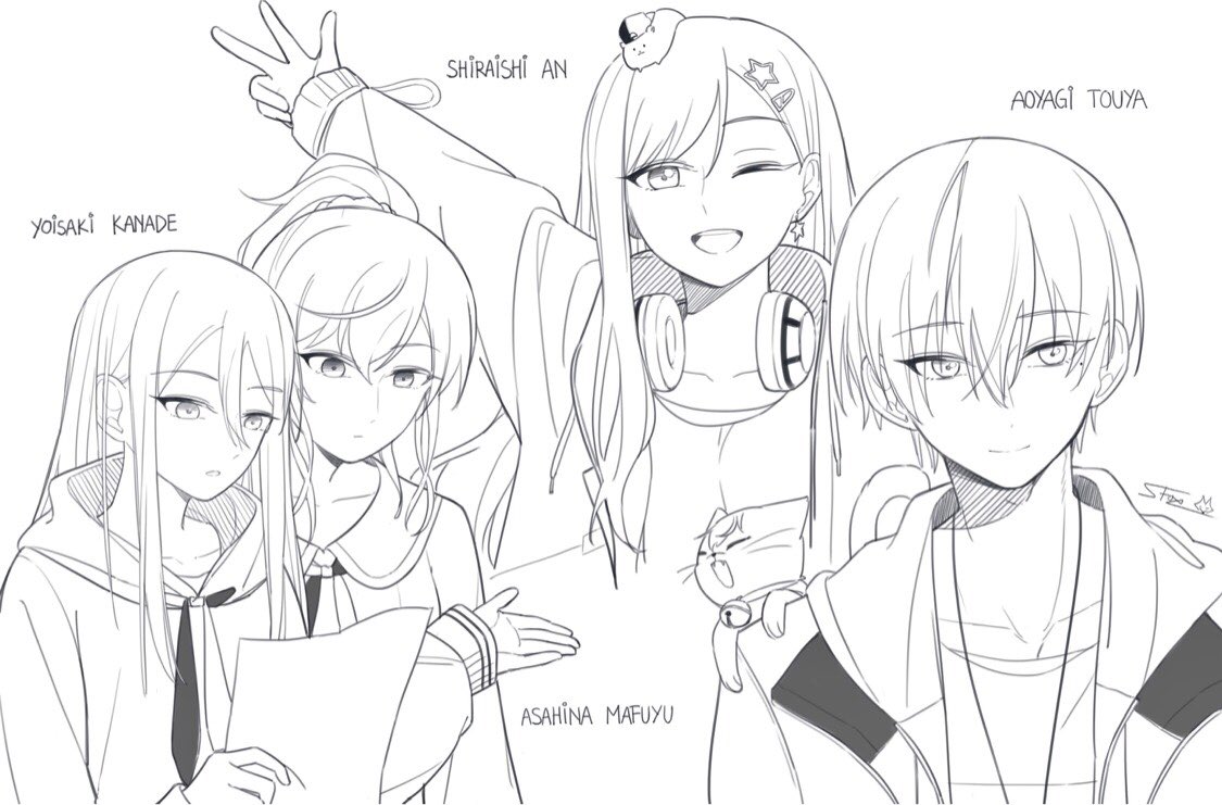 桂梧 2500 on Twitter "My TOP 4 pjsk bias 💍🤏🏻😭💖 pjsk_fa"