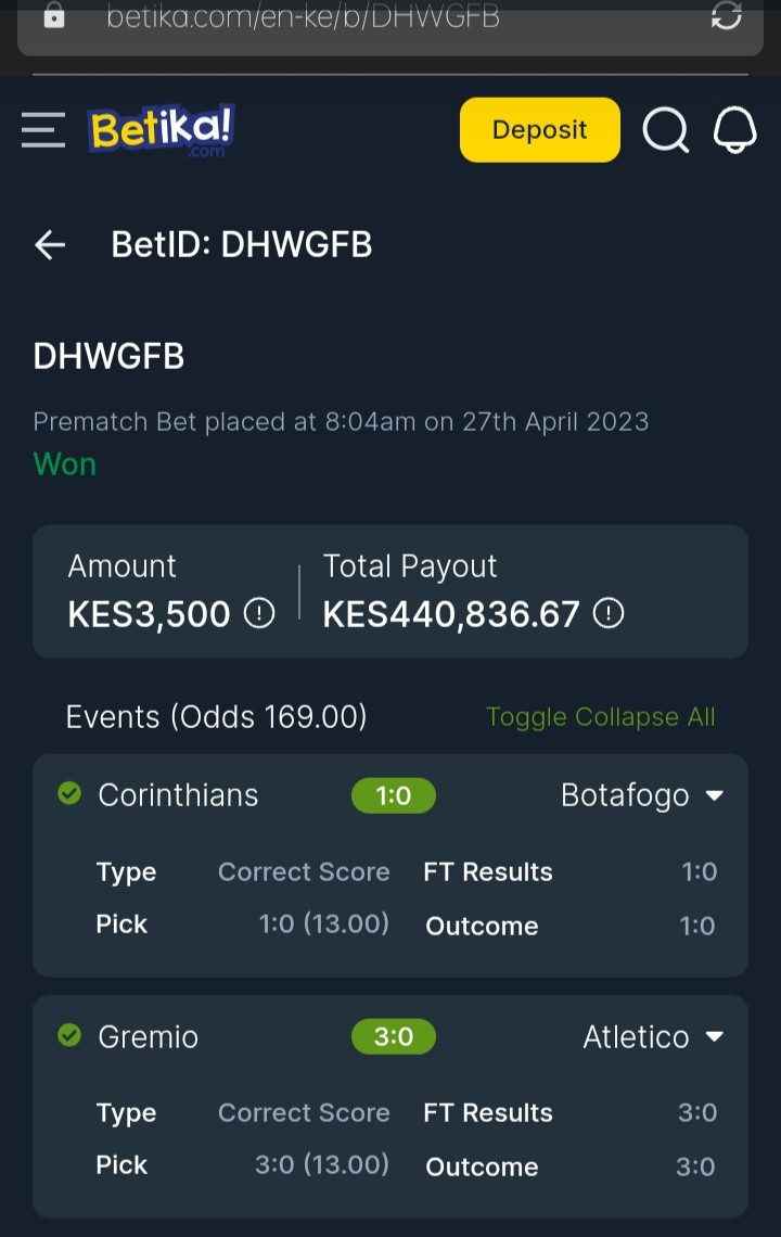 This is the guy, , , their odds are purely legit and cheap, , , Haven't lost since joining them.
Contact them via: 0785214205
Whatsapp link:wa.link/dj7ing
Winnie odinga kalenjins president Ruto #Maandamano #NRGsexy5 pastor Ezekiel kijani ridge jumia arsenal osiany