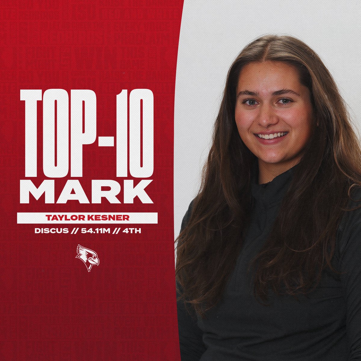 First event, first win💪

<a href="/taylor_kesner/">taylor_kesner</a> sets a personal best in the women's discus throw with a mark of 54.11m (177-6) to take the event win!