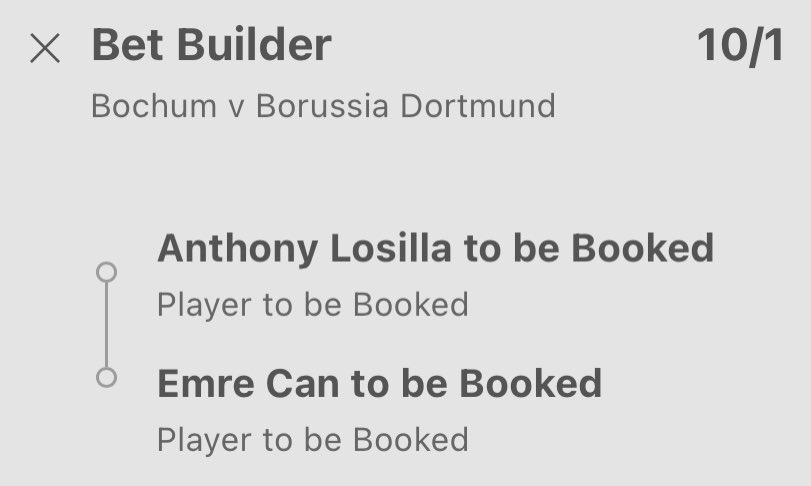 thecardstipster's tweet image. Bochum vs Dortmund Card Bets 🟨🟥