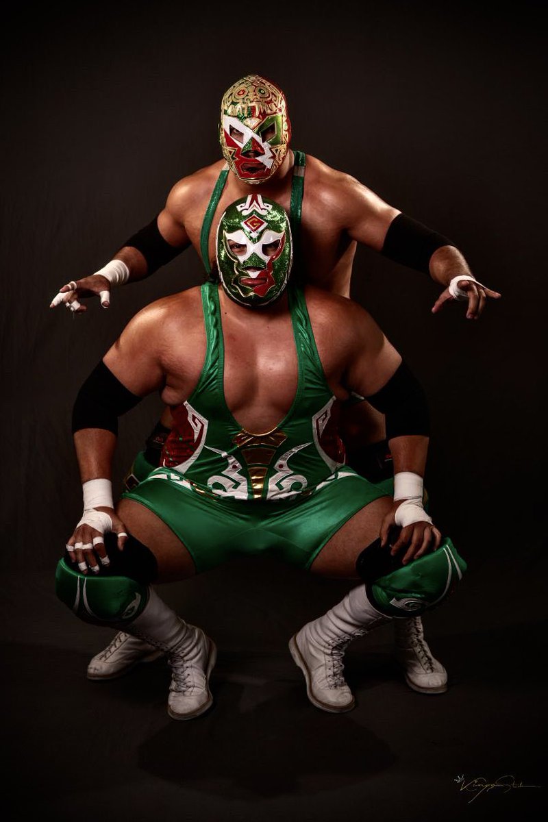 DelGaleno's tweet photo. El Gigante Hecho Maldad y 
El Guerrero Azteca.
We are The Wagner Brothers!!! 
@hijodewagner https://t.co/pTYTGq1ZUz