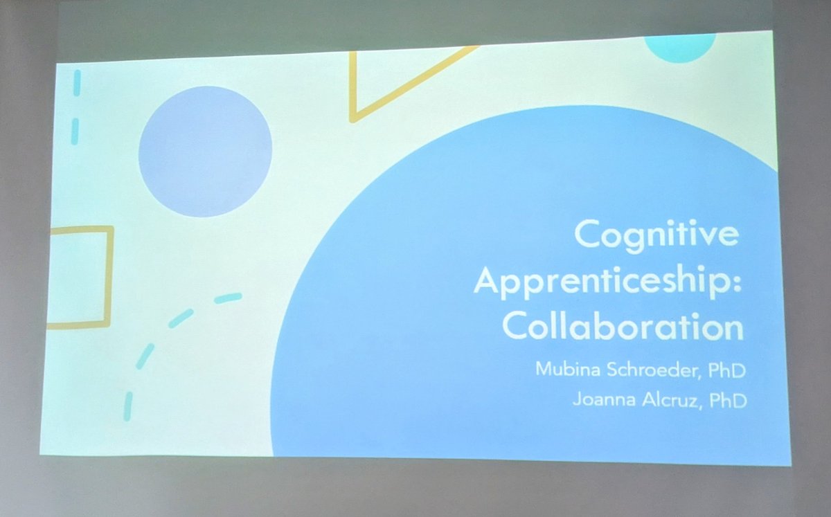 JoannaAlcruz's tweet photo. We were excited to share the Cognitive Apprenticeship approaches to collaboration with the Barbara A. McDonell Early Childhood Education Conference participants! @MubinaSchroeder @MolloyUNews @Joannemob @MolloyCogLe https://t.co/XWmpaJwcHy
