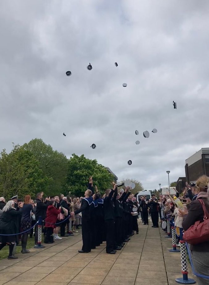 MartinJConnell's tweet photo. Always a tonic to take the salute at @HMS_Raleigh this time for Fisher 33 passing out parade. And BZ to Logs(CS) Kava Liliu for being awarded the Sapphire Trophy - all the more remarkable given that he swapped home in The Solomon Islands for a career in the @RoyalNavy https://t.co/6rsFXpaTOn