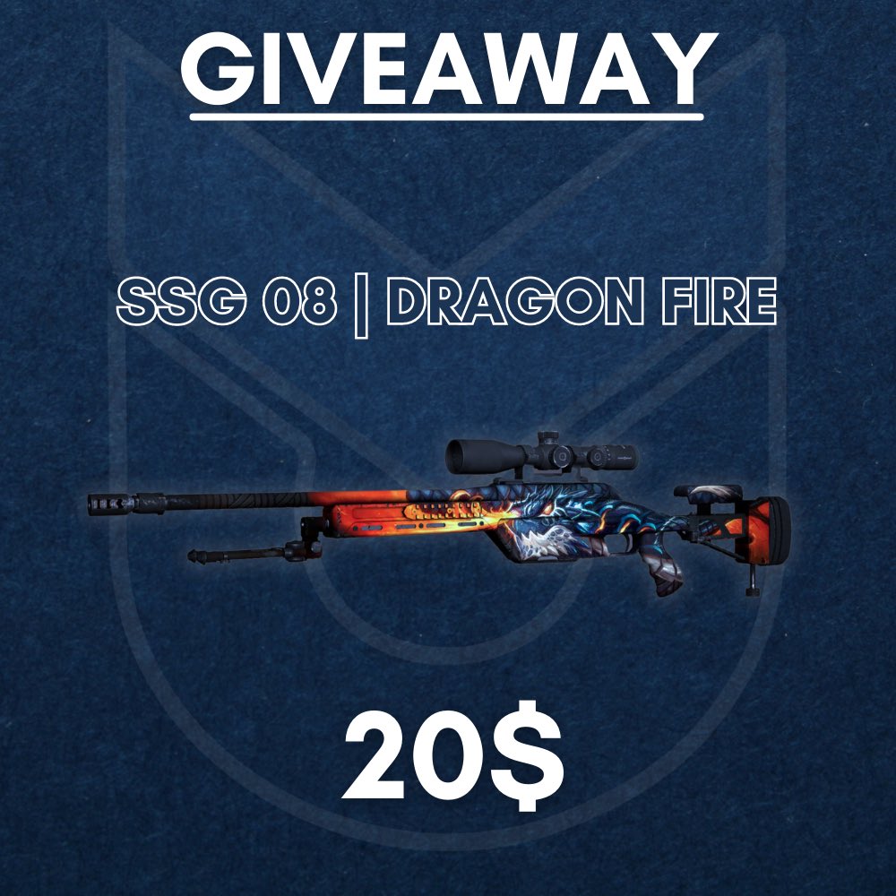community3000's tweet photo. GIVEAWAY - SSG  08 | DRAGON FIRE 🔥
d'une valeur de 20$

Pour fêter la victoire de 3K ESPORT à la @LanDuNumerique on a décidé de vous faire plaisir 🫶🏻

Pour participer :
🔁 #RT + #Follow @community3000 

🗓️ TAS 08/05/2023, le jour de la victoire des alliés 👀
🍀GL à tous !

#C3000 #C3K  #Community3000
#CSGO #csgogiveaway #csgoskins #giveaway 🎁