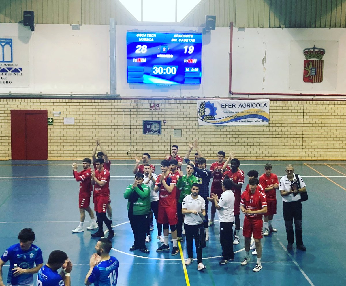 BmHuesca's tweet photo. โ
Buen comienzo del Oscatech @BmHuesca en el Sector de Segunda Nacional.
๐ฃ Victoria ante Aracorte @BmCasetas por 28 - 19โผ๏ธ
๐ข Maรฑana partido clave con Bm. Utebo VG ๐ฑ๐ฑ
#BmHuesca #FHD #Cantera #OSCATechHuesca #SegundaNacional #FinalFour #Balonmano #Handball https://t.co/CGXmZQK7rm