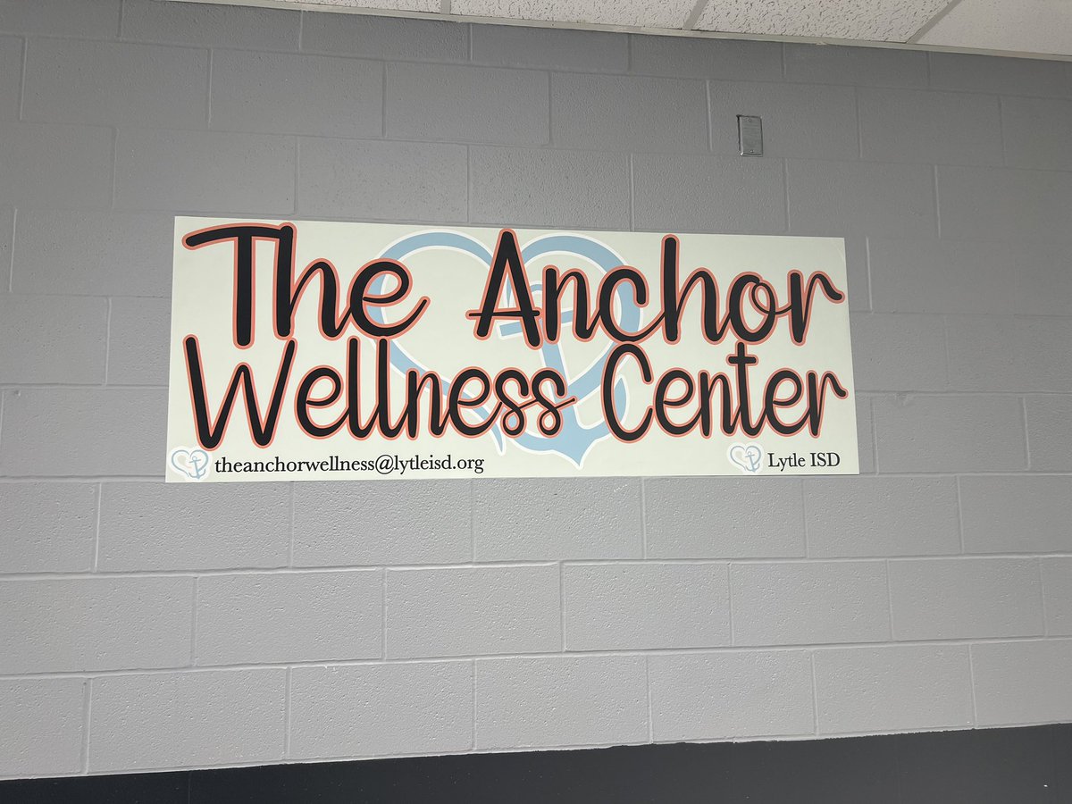 LytleISDFinance's tweet photo. Fun Fact Friday- We are excited to share how the district utilized ESSER funds to establish The Anchor Wellness Center which provides mental health services for our k-12 students. #MentalHealthAwareness #capturingkidshearts
#lytleisd https://t.co/M6IKg72Vsg