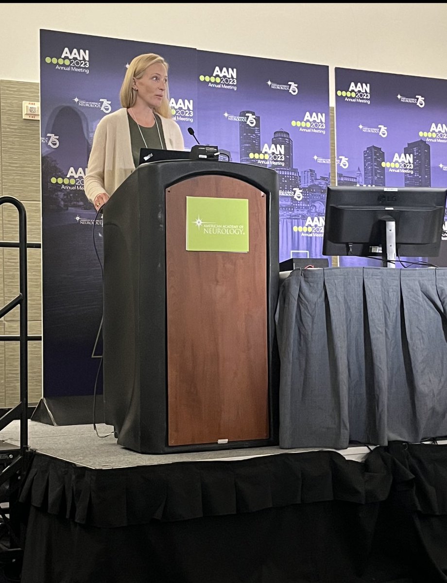 SchusseMD's tweet photo. Great talk by @BarrowNeuro Headache program director Dr.Kerry Knievel on CSF leak evaluation and management at #AANAM. https://t.co/i0dDJ1IdiY
