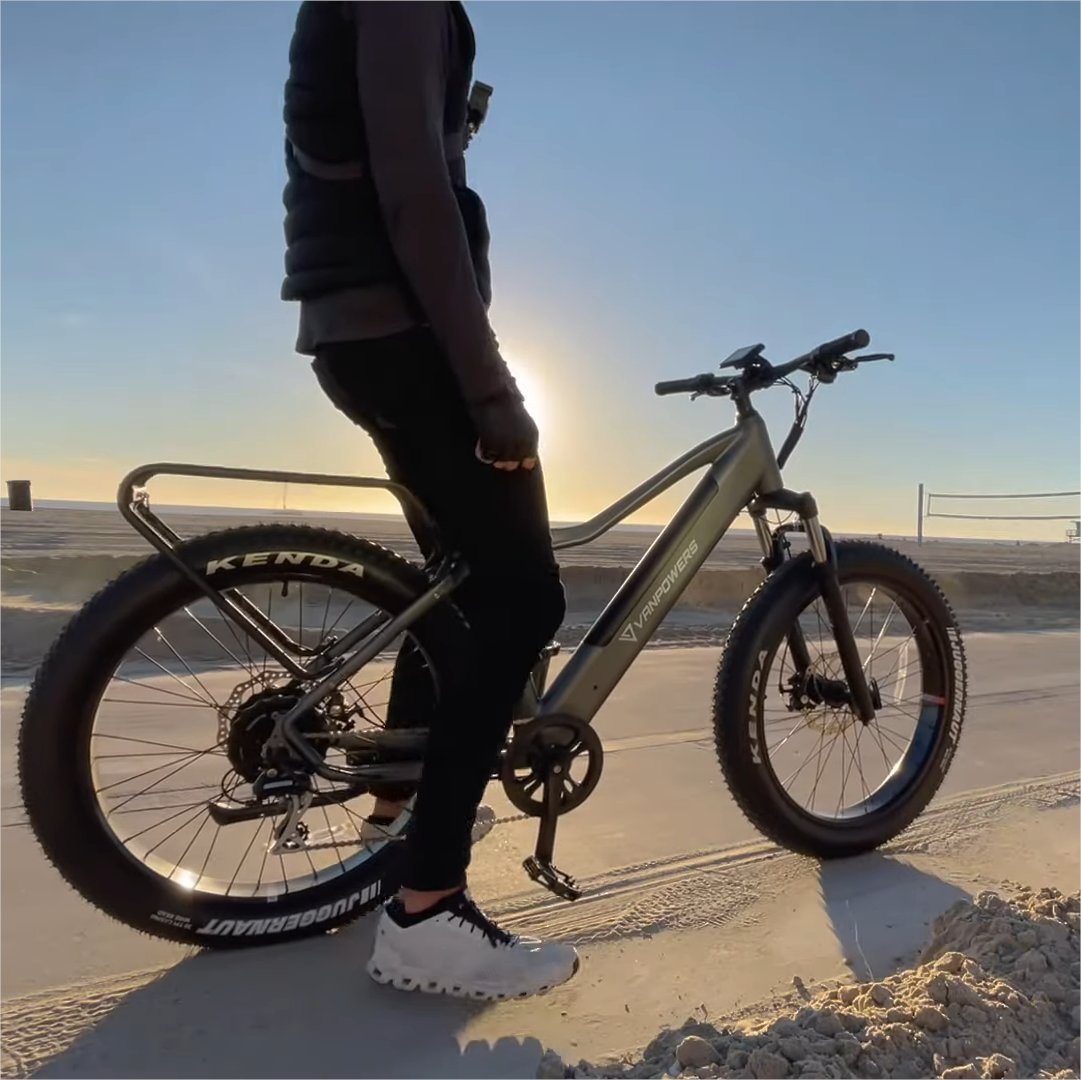 AD - Who says you can't take an e-bike off road. The Manidae is perfect for the beach, trails and more.

For more information visit -vanpowers.com/products/manid…

<a href="/VanpowersBike/">Vanpowers</a> #vanpowersbike, #Manidae, #ebike