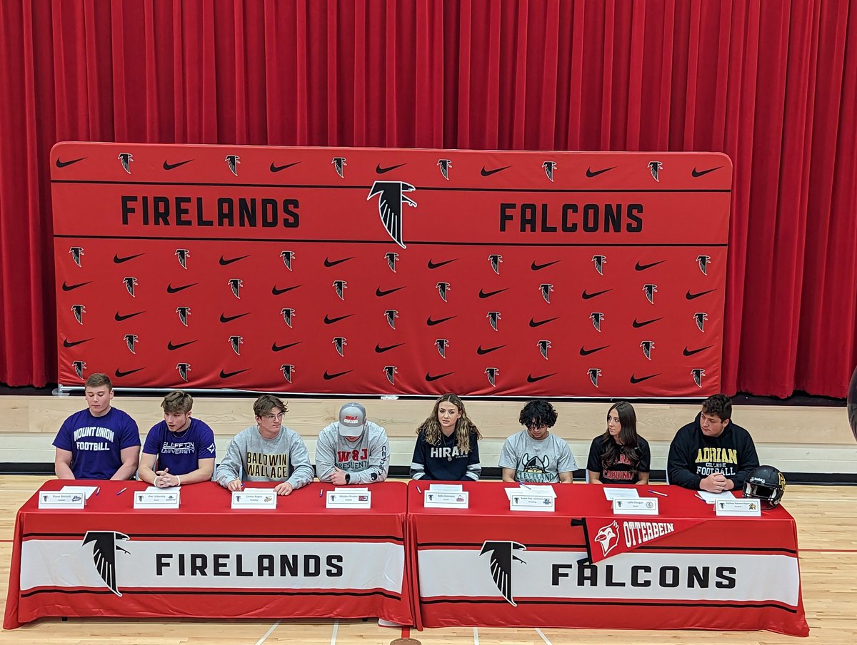 Congratulations to our student athletes on their commitment to continue their athletic careers at the university level!