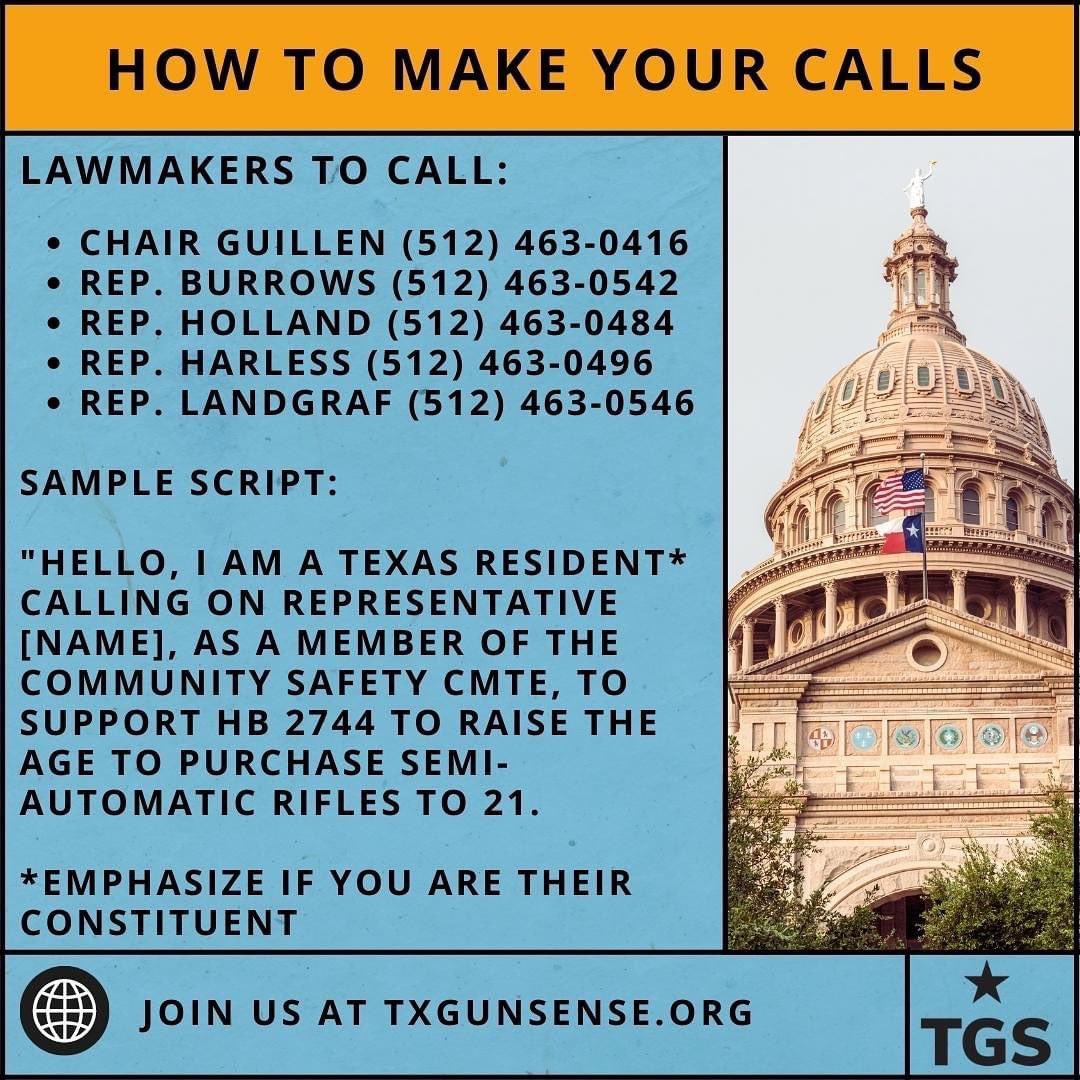 saenzmom's tweet photo. Press conference coming up on HB2744, #RaiseTheAge. Please call your reps &amp; Chair Ryan Guillen, HD31-R,  
Ph 512-463-0416
Room    3N.6
Email    ryan.guillen@house.texas.gov. 
District Ph 956-716-4838
#DyingForGunSafety #txlege https://t.co/WlKvmnYfcy