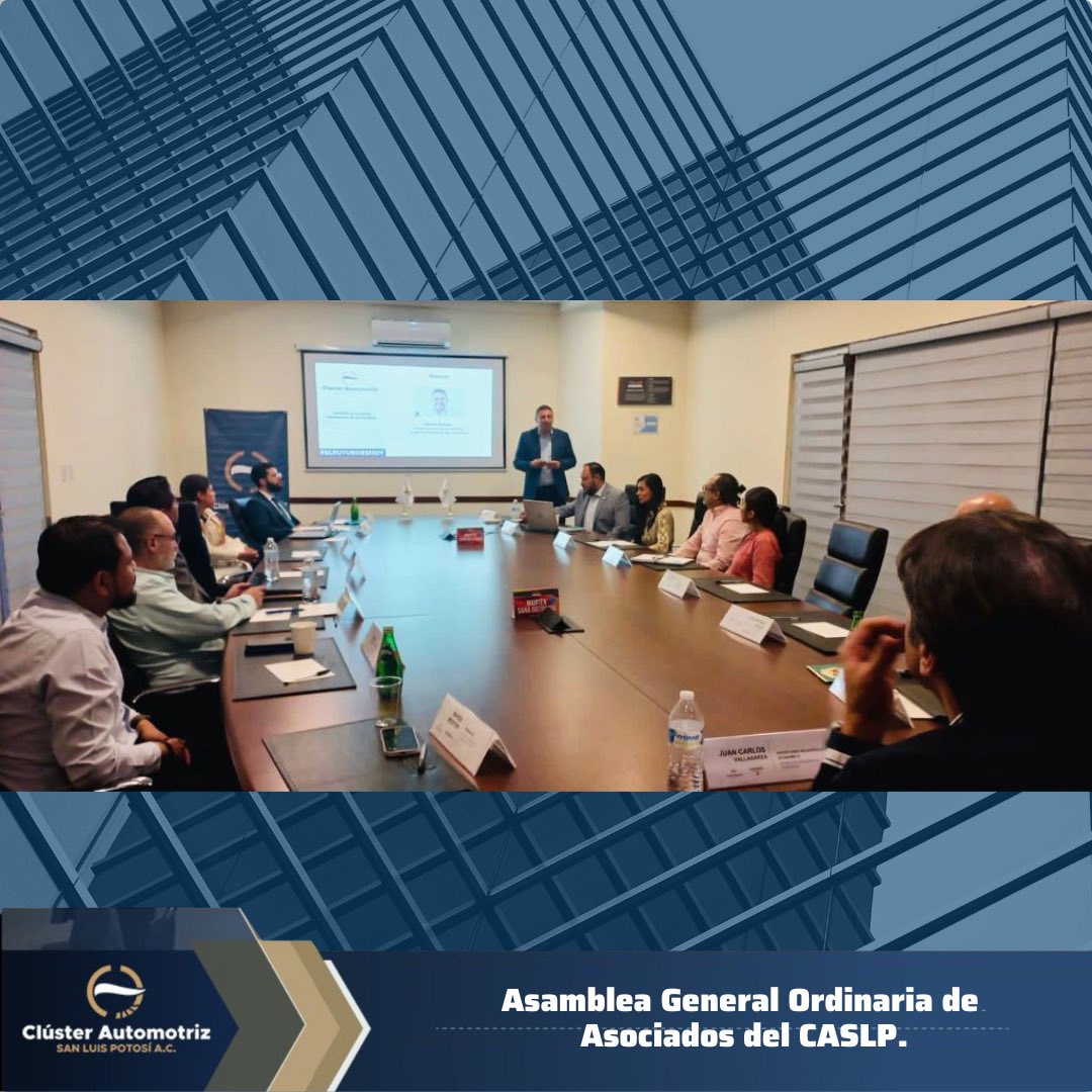 CAutomotrizSLP's tweet photo. #ELCLÚSTER Automotriz presentó su Informe Anual 2022 ante el Secretario de Desarrollo Económico @jc_valladares y Miembros de la asamblea, #CASLP y @sedecoslp refrendan su compromiso de trabajo con el sector automotriz del estado. https://t.co/UNfTa6DTEq