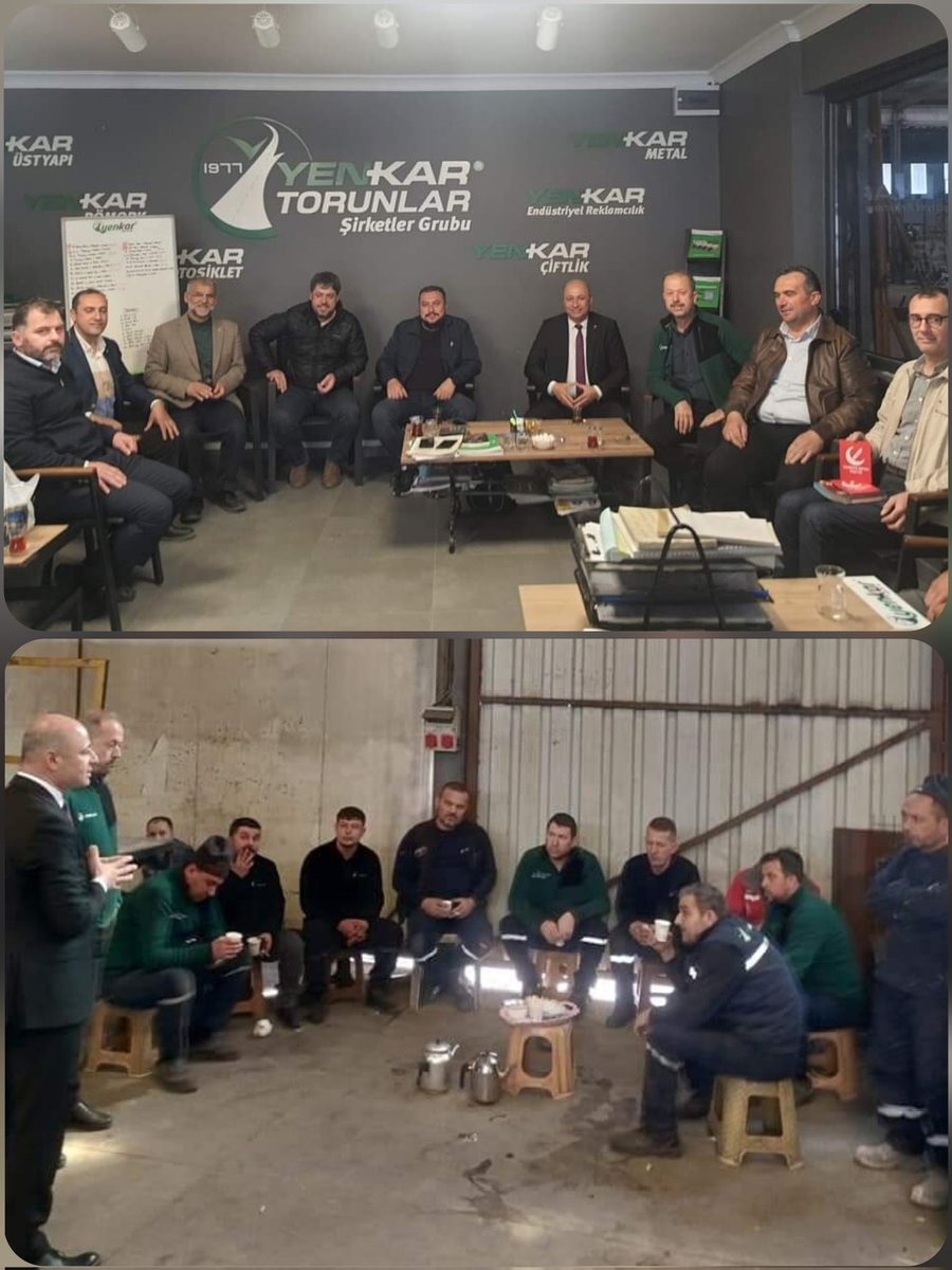 refah_yenisehir's tweet photo. Bugün Bursa 2.Bölge millet vekili adayımız Ümit YILGIN ile Yenişehir #YENKAR karasör sanayii, işveren ve işçileri ile beraber olduk. kademeli emeklilik sorunlarını not aldık.
@refah_yenisehir
Emekçimizin gelir seviseyini artırmak için biz #Varız Halkımız Refah'sa yapar Diyor. https://t.co/P5N9qOfzJ6