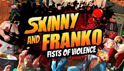 👊Feel like punching?💥#SkinnyandFranko #FistsofViolence! Out now on #AtariVCS! Can you stand the heat? (Gameplay coming this weekend to #BallistikCoffeeBoy!) #gaming #vintagegaming #Atari @Atari @TheAtari_VCS @BlueSunsetGames #bluesunsetgames #beatemup #fun #gaming #retrogaming