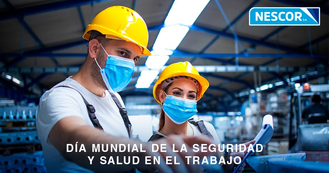 NESCOR_SA's tweet photo. En NESCOR S.A  dicamos toda nuestra energía y atención a proteger a los colaboradores y cualquier persona que interactúe con nuestra empresa✨.

#DíaMundialDeLaSeguridadYLaSaludEnElTrabajo #NESCOR https://t.co/V0EFOZDBNn