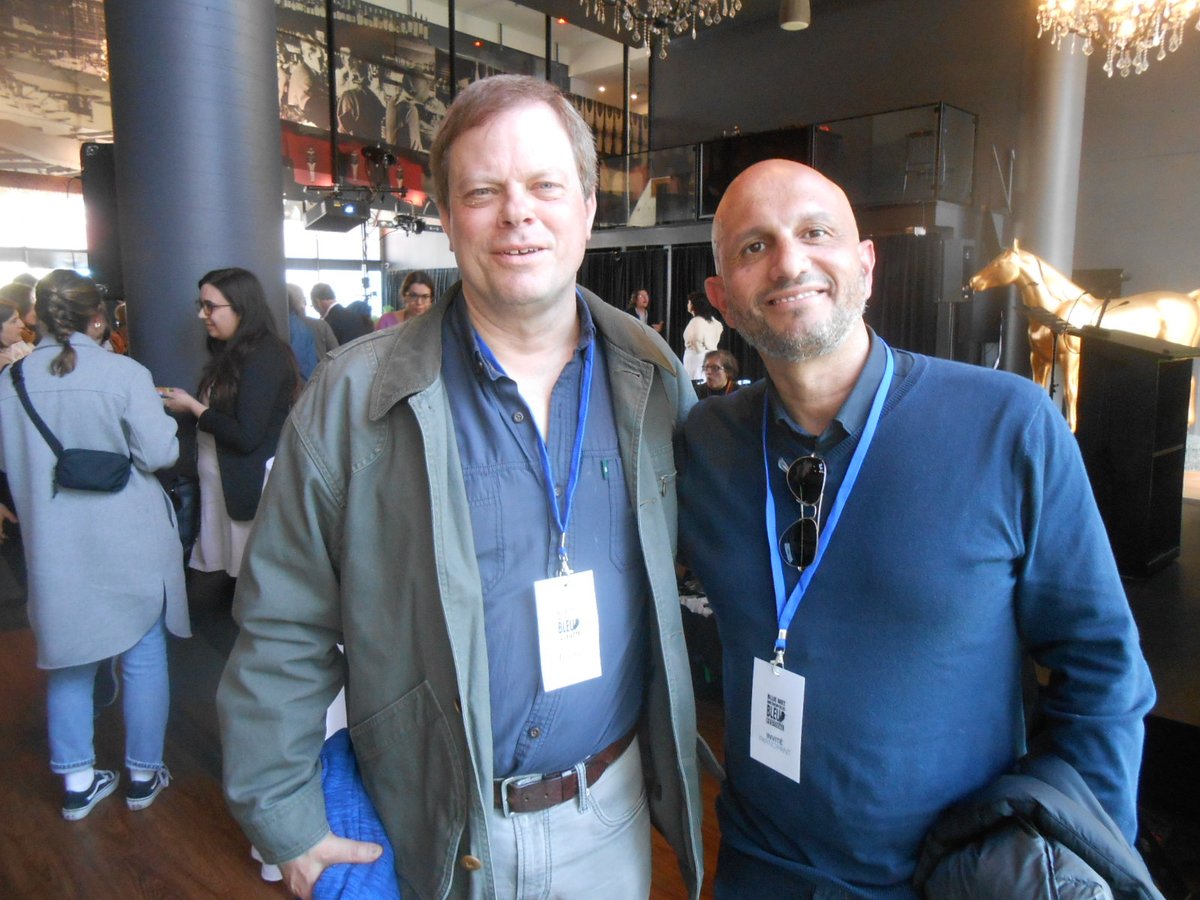 After working together long-distance on *Bookshops*  and *Against Amazon*  (both <a href="/biblioasis/">Biblioasis</a>),  <a href="/jorgecarrion21/">Jorge Carrión</a> and I finally meet <a href="/Metropolisbleu/">metropolisbleu</a>.