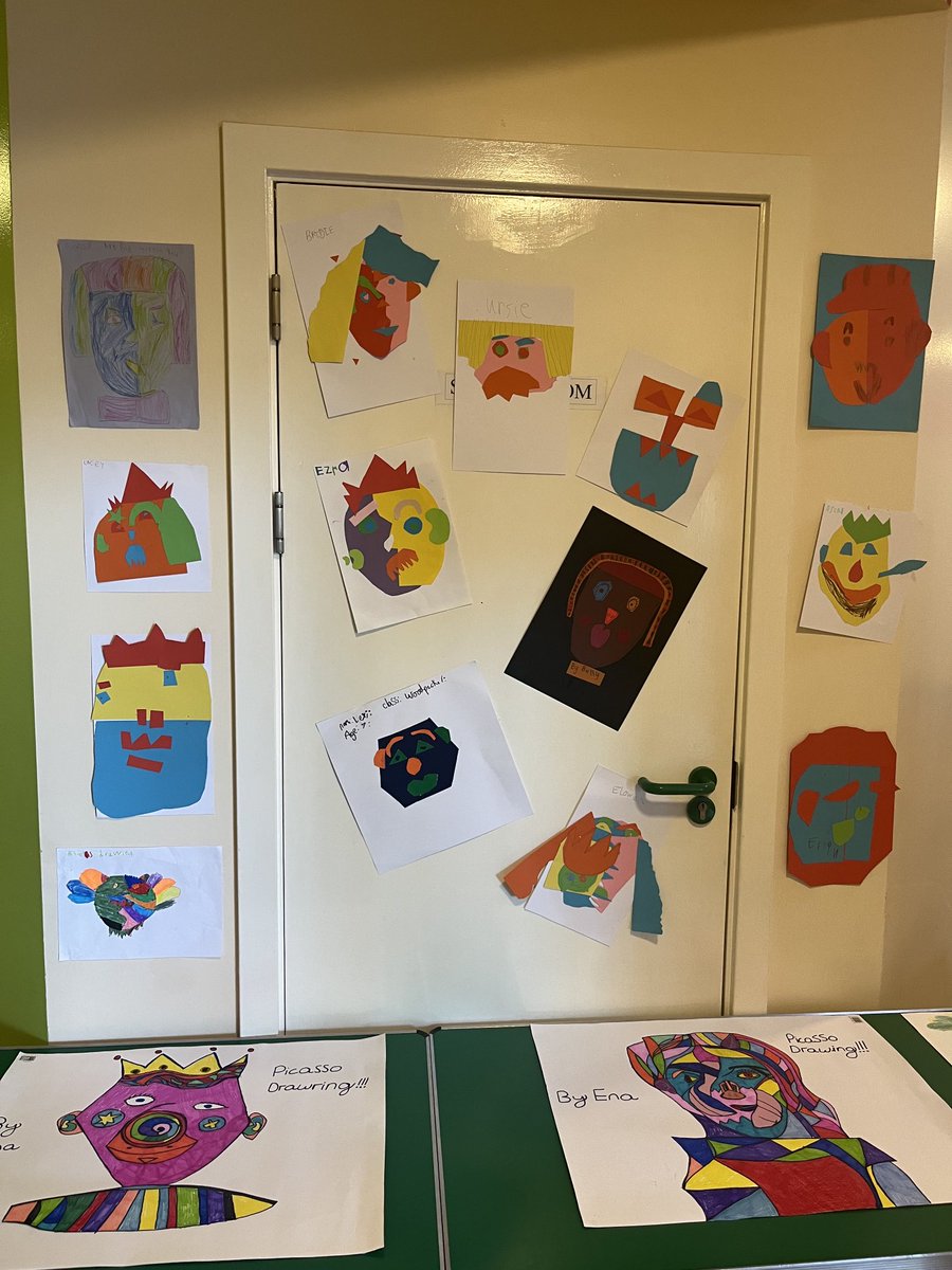 Come and see our children’s art work when you visit the Cheddar Arts Trail this weekend- we are so proud of their Picasso inspired pictures! #cheddarartstrail