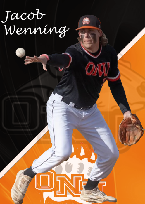 Jake will be coming back next year to finish out his Middle Childhood Education degree!

With two weeks left in the regular season, he is a career .324 hitter and appeared in 113 games. Jake joined the 100 hit club last season and had a season best 6 HRs last year!
