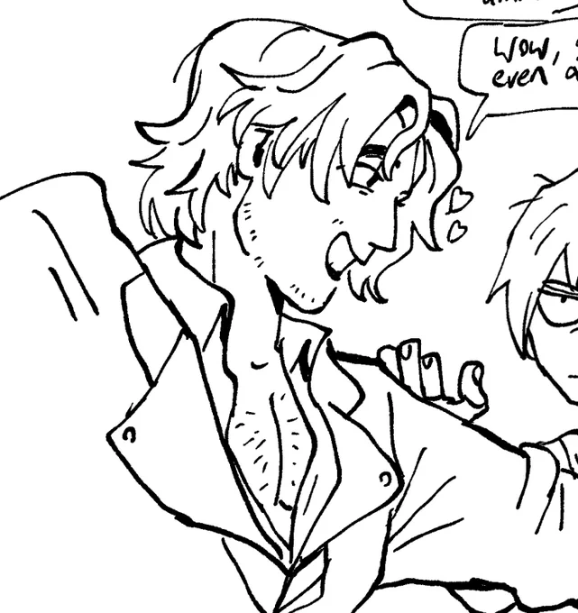 i feel like im never gonna draw a cuter luis than this so I need to share this sketch