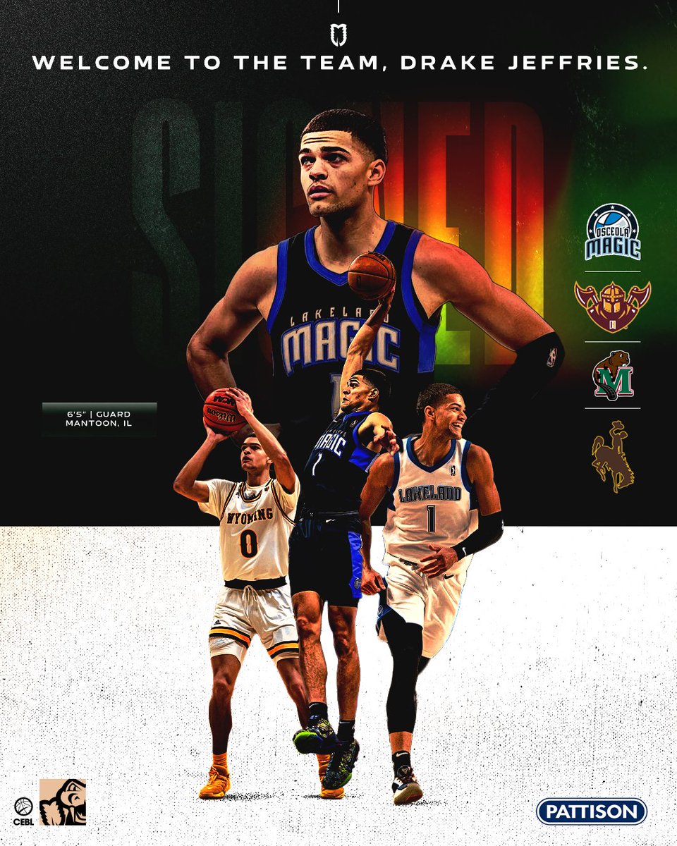saskatoonmamba's tweet photo. Welcome @drakejeffries! 

His @cebleague debut after his rookie pro season with @nbagleague Osceola Magic. Bringing experience from @NCAA @wyo_mbb, @msubeaversmbb + @njcaa @ihccbasketball

Read more in thread below ⤵️
Presented by @pattisonoutdoor 

#FearTheFang | #LetsBall⁣⁣⁣ https://t.co/Z61wKbRNc2