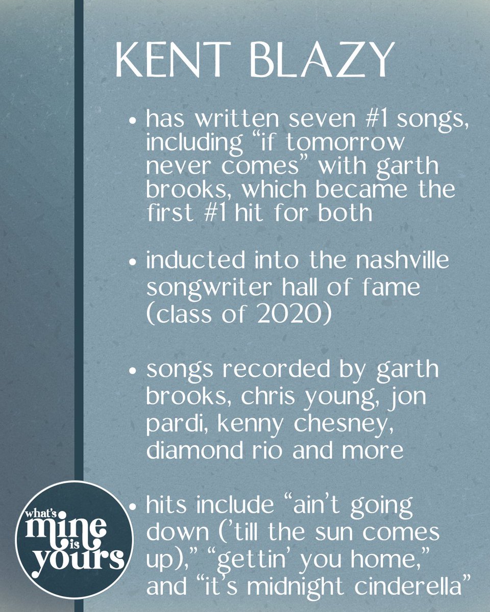 wmiypodcast's tweet photo. Please welcome to the podcast... Kent Blazy! New episode out everywhere now! Listen here: https://t.co/BXcO2a1DcS
#garthbrooks #iftomorrownevercomes #aintgoingdowntilthesuncomesup #chrisyoung #gettinyouhome #diamondrio #jonpardi #randyhouser https://t.co/GPT6zmOdEh