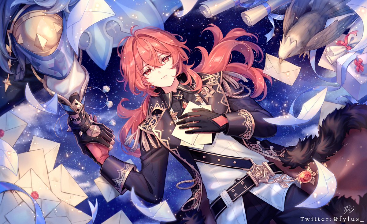 From people who care so that he knows he is never alone in this star.
･*:.｡.*Happy Birthday Diluc･*:.｡.*

#ディルック生誕祭2023