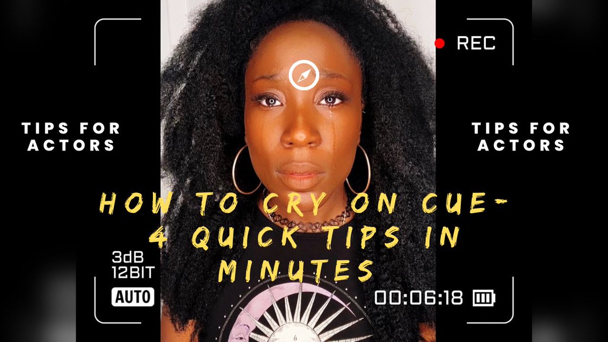Uploaded a new video to my #youtubechannel ! My 4 quick tips on how to cry on cue .. For Actors! Please Have a watchand share with any actors you know who struggle to get those tears out! 😢😢 Thank you!! Link 👇🏾 #smallyoutuber #actorslife 

youtu.be/5ruUZtsqDn0