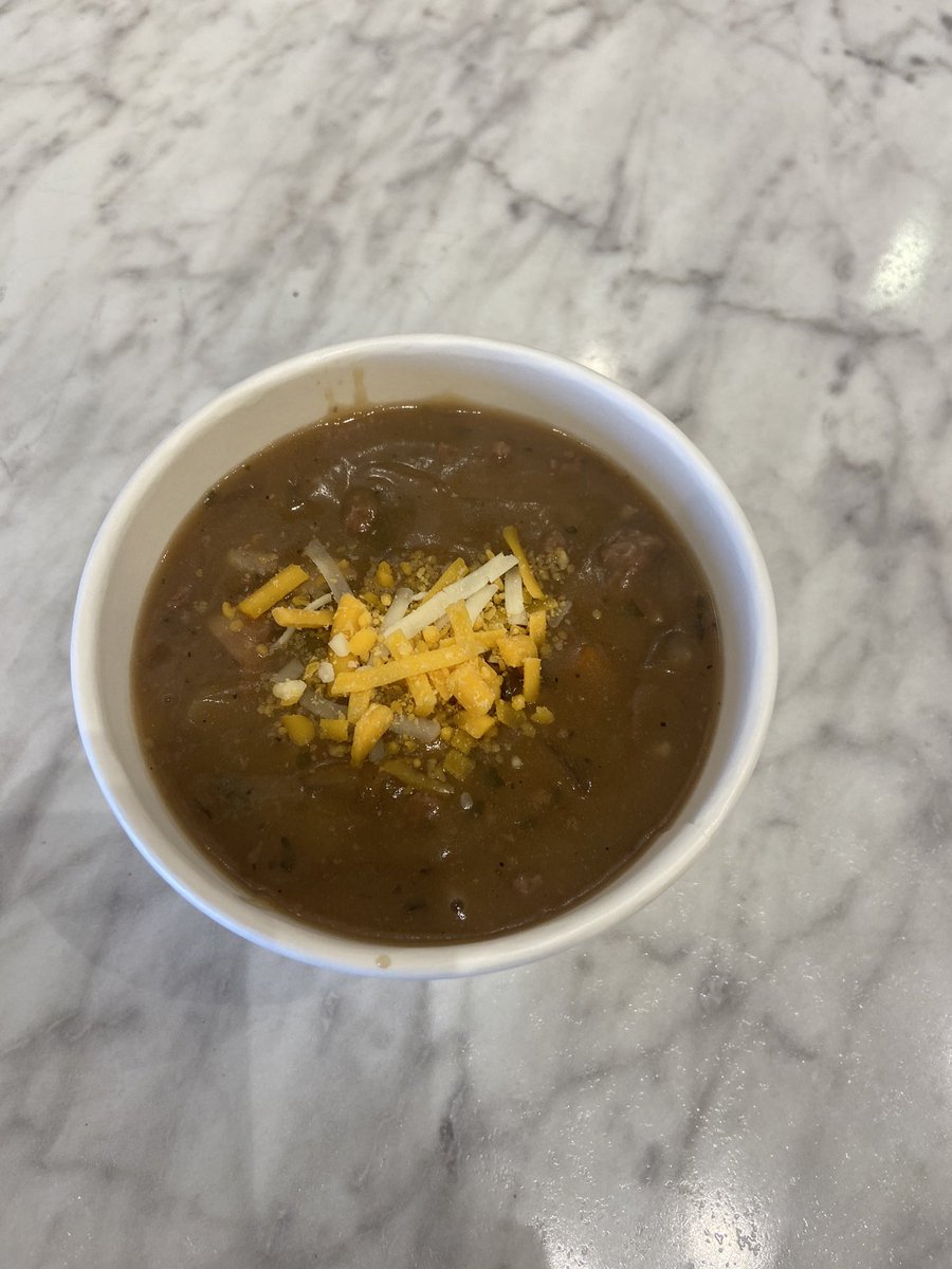 MizzzAlia's tweet photo. Today’s featured soup at the Spruceland Salted Cracker is Bacon Double cheeseburger- topped with shredded cheese. Also brought back by popular demand- the Tuna Melt is now back on our menu 😁 #cityofPG #supportPG https://t.co/MnND7cj54i